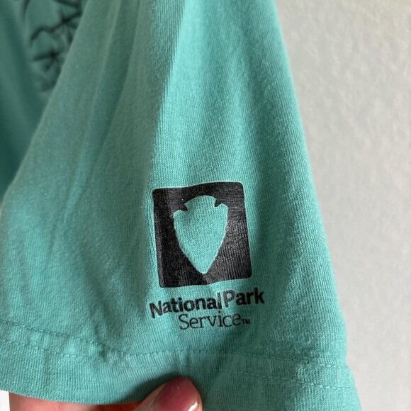 Love Our Parks National Parks Turquoise Short Sleeve tee shirt - Picture 4 of 6